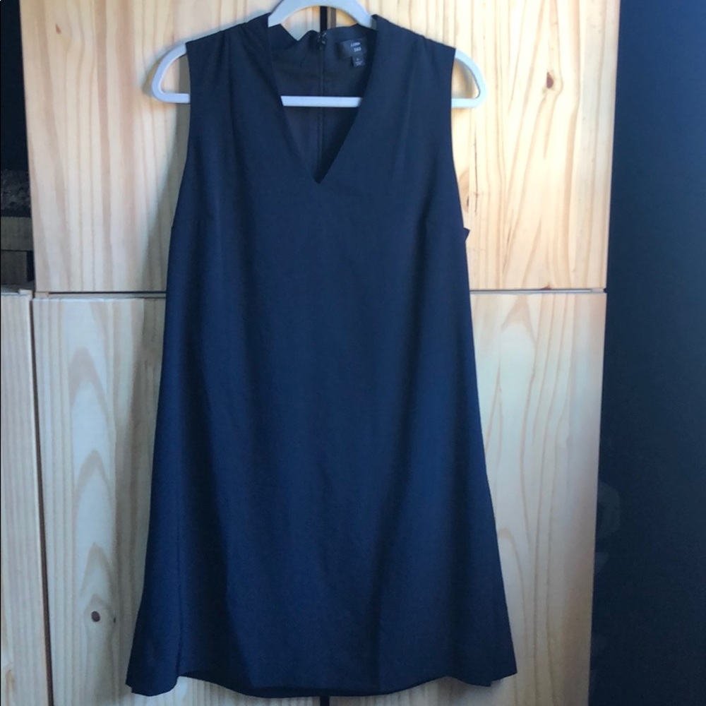 J.Crew 365 crepe black sheath dress